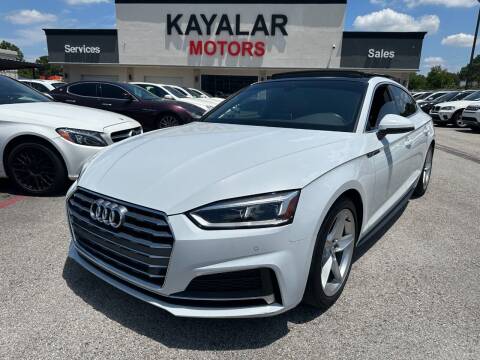 2018 Audi A5 Sportback for sale at KAYALAR MOTORS in Houston TX