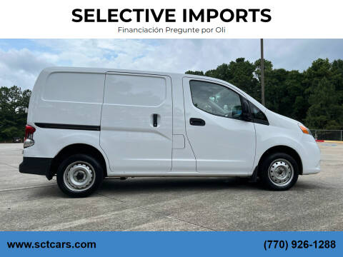 2021 Nissan NV200 for sale at SELECTIVE IMPORTS in Woodstock GA