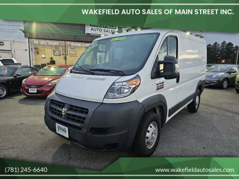 2015 RAM ProMaster for sale at Wakefield Auto Sales of Main Street Inc. in Wakefield MA