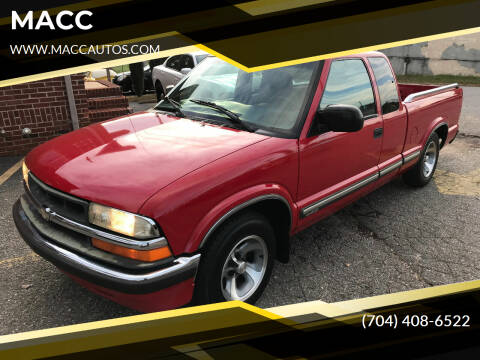 2001 Chevrolet S-10 for sale at MACC in Gastonia NC