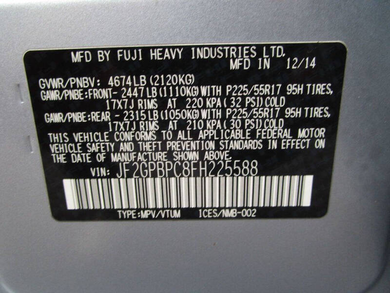 2015 Subaru XV Crosstrek Hybrid Touring