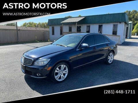 2008 Mercedes-Benz C-Class for sale at ASTRO MOTORS in Houston TX