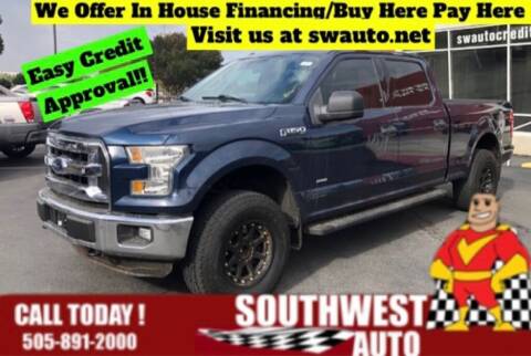 2015 Ford F-150 for sale at SOUTHWEST AUTO in Albuquerque NM