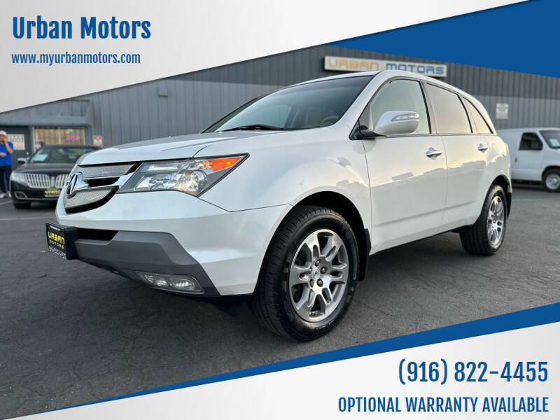 2007 Acura MDX for sale at Urban Motors in Sacramento CA