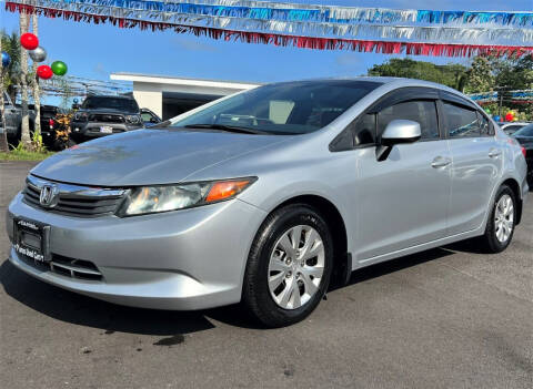 2012 Honda Civic for sale at PONO'S USED CARS in Hilo HI