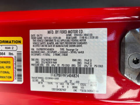 2015 Ford Mustang GT Premium