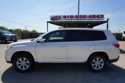 2013 Toyota Highlander for sale at Ratts Auto Sales in Collinsville OK