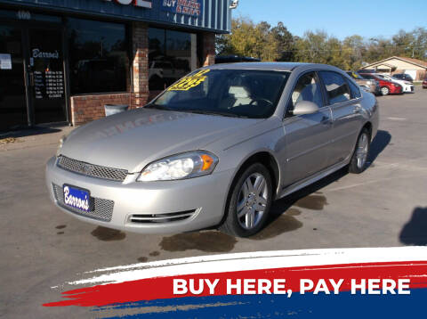 2012 Chevrolet Impala for sale at Barron's Auto Enterprise - Barron's Auto Stephenville in Stephenville TX