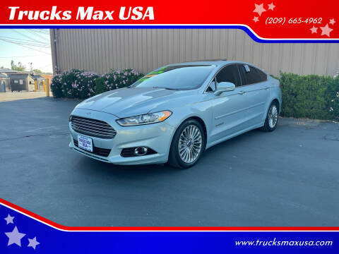 2013 Ford Fusion Hybrid for sale at Trucks Max USA in Manteca CA