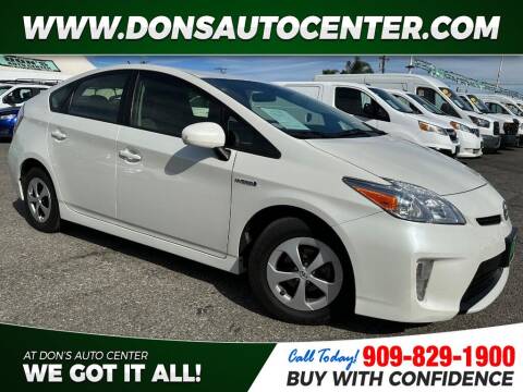 2015 Toyota Prius for sale at Dons Auto Center in Fontana CA