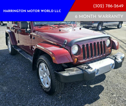 2010 Jeep Wrangler Unlimited for sale at Harrington Motor World LLC in Harrington DE