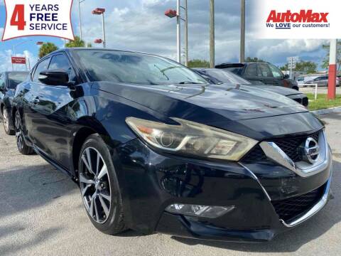 2017 Nissan Maxima for sale at Auto Max in Hollywood FL