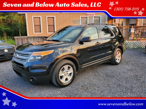 2012 Ford Explorer for sale at Seven and Below Auto Sales, LLC in Rockville MD