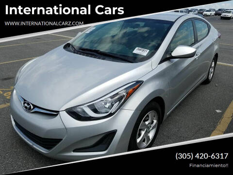 2015 Hyundai Elantra for sale at Florida International Cars in Miramar FL