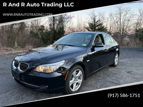 2008 BMW 5 Series for sale at R and R Auto Trading LLC in Hackettstown NJ