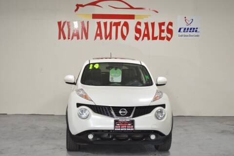 2014 Nissan JUKE for sale at Kian Auto Sales in Sacramento CA