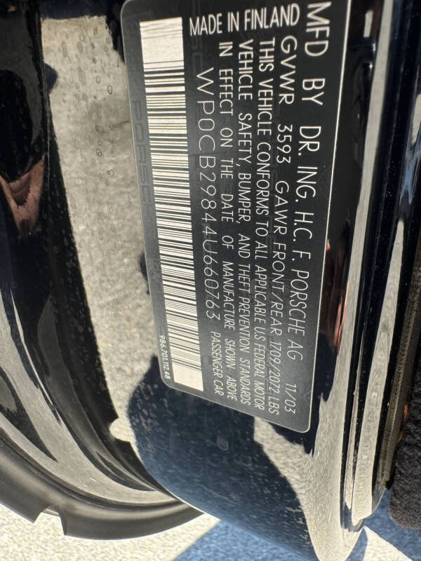 2004 Porsche Boxster