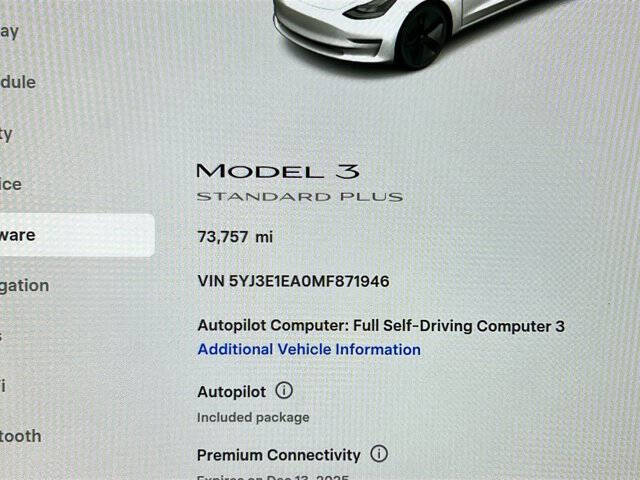 2021 Tesla Model 3 Standard Range Plus