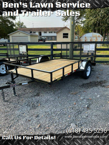 2021 Trailer Express 12 Ft Utility for sale at Ben's Lawn Service and Trailer Sales in Benton IL