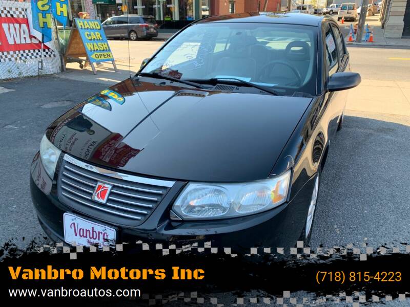 2006 Saturn Ion for sale at Vanbro Motors Inc in Staten Island NY