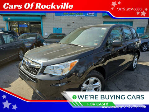 2014 Subaru Forester for sale at Cars Of Rockville in Rockville MD