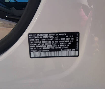 2015 Volkswagen Passat 1.8T S