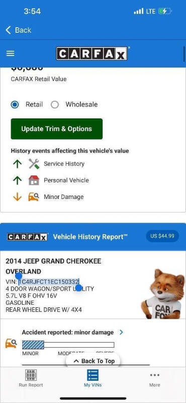 2014 Jeep Grand Cherokee Overland