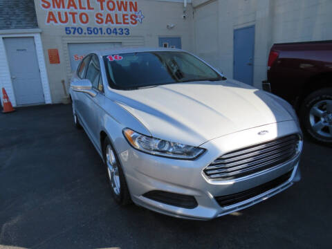 2016 Ford Fusion for sale at Small Town Auto Sales in Hazleton PA