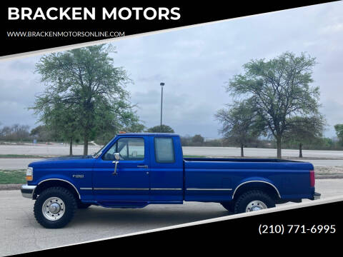 1997 Ford F-250 for sale at BRACKEN MOTORS in San Antonio TX