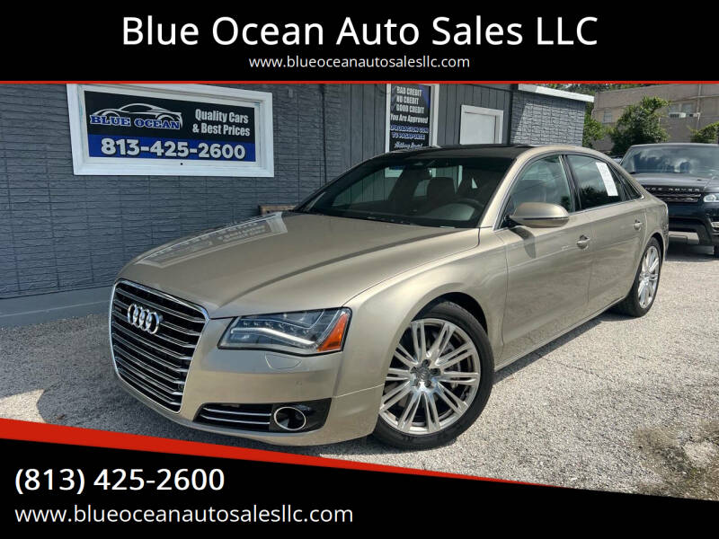 2013 Audi A8 L for sale at Blue Ocean Auto Sales LLC in Tampa FL