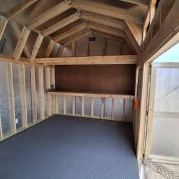 2026 12x20 Derksen Side Lofted Barn