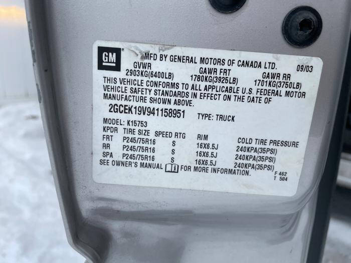 2004 Chevrolet Silverado 1500