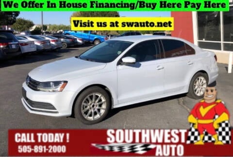 2017 Volkswagen Jetta for sale at SOUTHWEST AUTO in Albuquerque NM