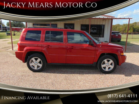 2010 Jeep Patriot for sale at Jacky Mears Motor Co in Cleburne TX