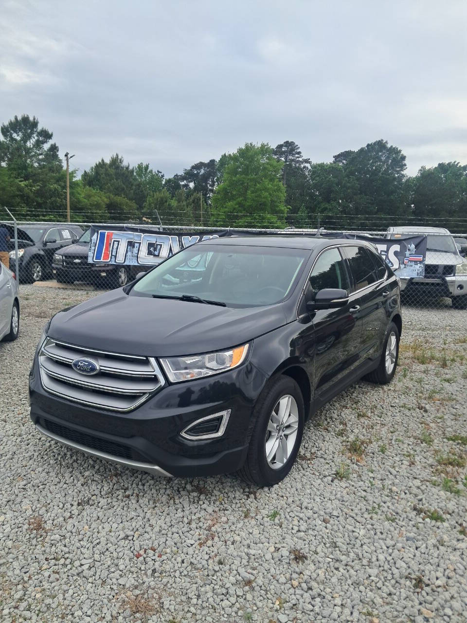 Black 2015 Ford Edge SEL AWD SEL 4dr Crossover 1
