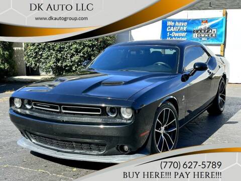 2016 Dodge Challenger for sale at DK Auto LLC in Stone Mountain GA
