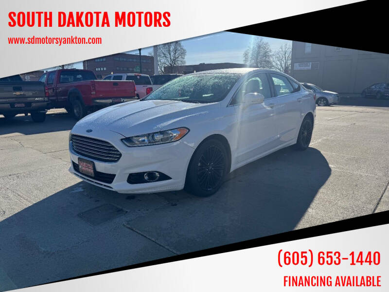 2016 Ford Fusion for sale at SOUTH DAKOTA MOTORS in Yankton SD