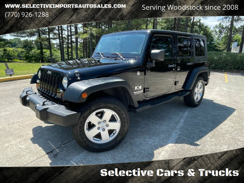 2007 Jeep Wrangler Unlimited for sale at Selective Cars & Trucks in Woodstock GA