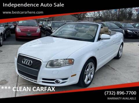 2007 Audi A4 for sale at Independence Auto Sale in Bordentown NJ