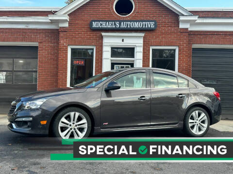 2015 Chevrolet Cruze for sale at Michael's Automotive in Ballston Spa NY