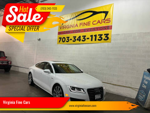 2012 Audi A7 for sale at Virginia Fine Cars in Chantilly VA