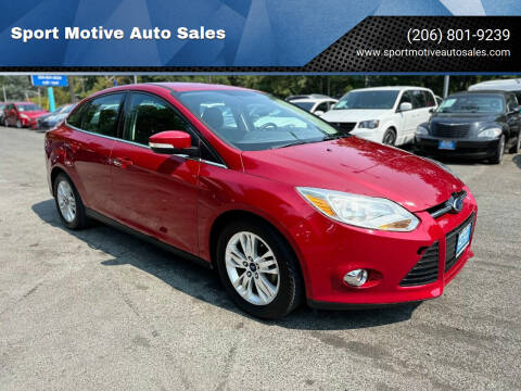 2012 Ford Focus for sale at Sport Motive Auto Sales in Seattle WA