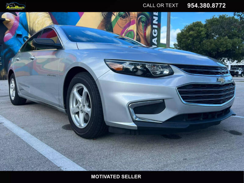 2016 Chevrolet Malibu for sale at The Autoblock in Fort Lauderdale FL