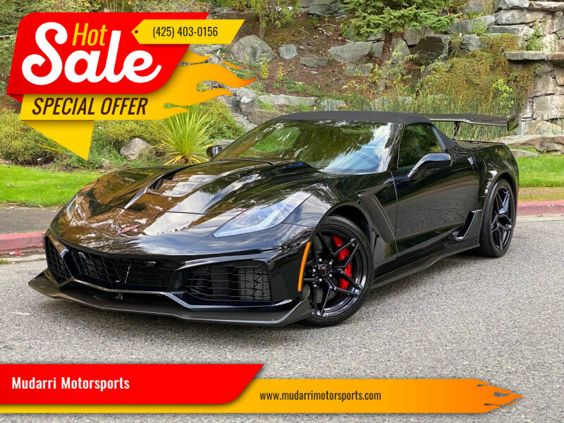 2019 Chevrolet Corvette for sale at Mudarri Motorsports in Kirkland WA