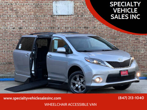 2015 Toyota Sienna for sale at SPECIALTY VEHICLE SALES INC in Skokie IL