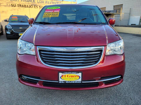 2016 Chrysler Town and Country for sale at El Guero Auto Sale in Hawthorne CA