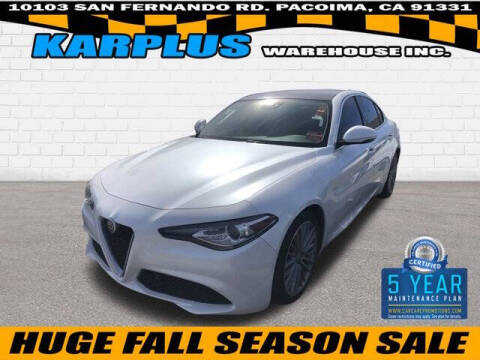 2018 Alfa Romeo Giulia for sale at Karplus Warehouse in Pacoima CA