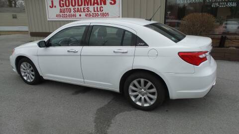 2013 Chrysler 200 for sale at Goodman Auto Sales in Lima OH