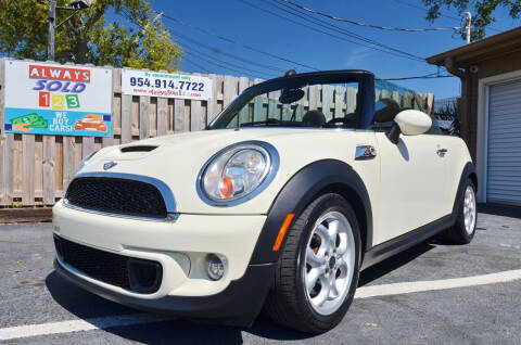 2012 MINI Cooper Convertible for sale at ALWAYSSOLD123 INC in Fort Lauderdale FL