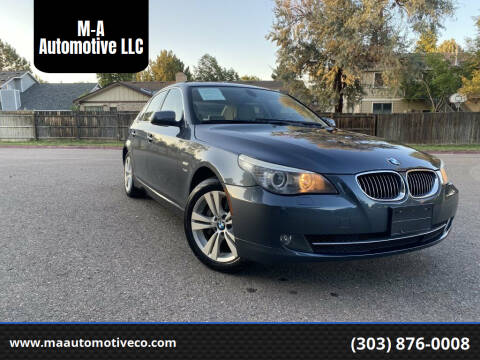 2010 BMW 5 Series for sale at M-A Automotive LLC in Aurora CO